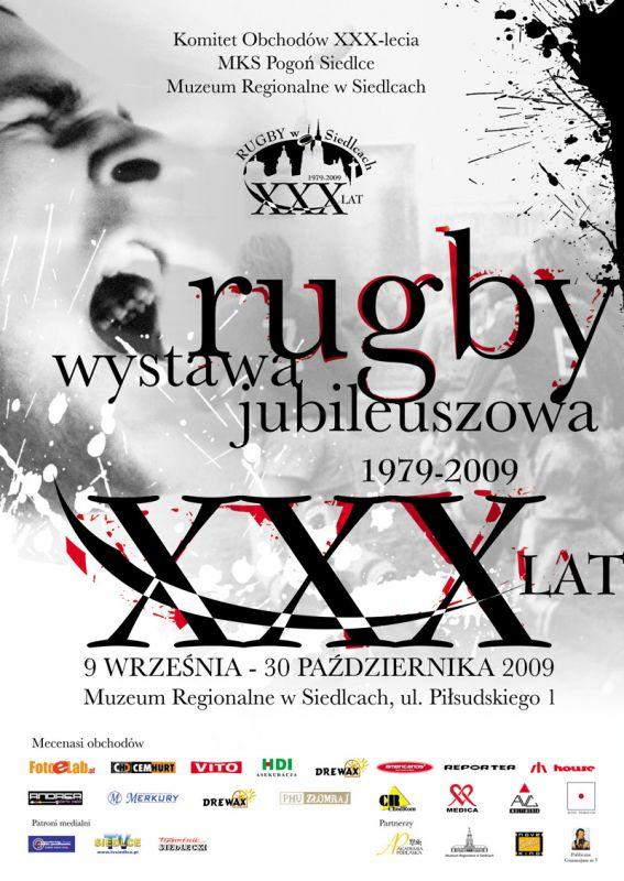 Wystawa jubileuszowa z okazji 30-lecia siedleckiego rugby