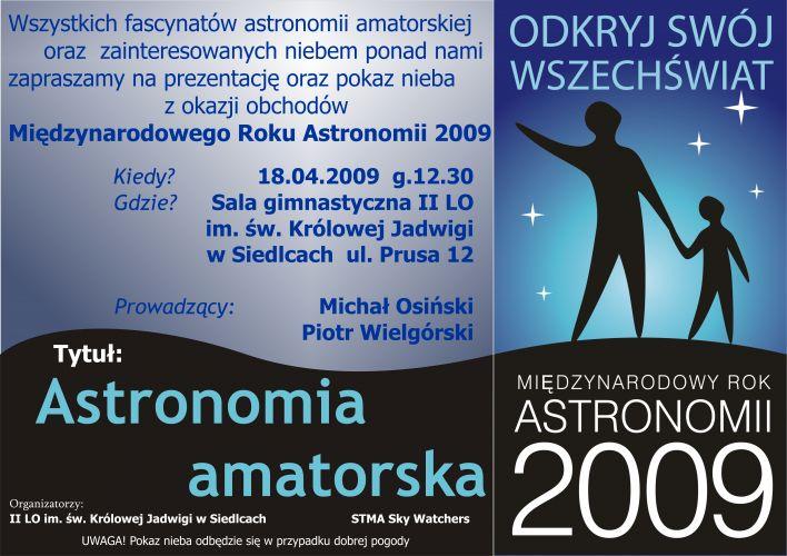 Dzień otwarty na astronomię