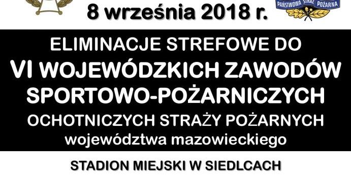 Zawody strażackie na stadionie lekkoatletycznym w Siedlcach