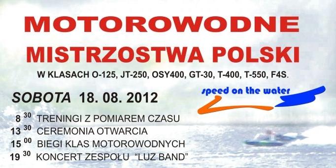 Zapraszamy na Eliminacje Motorowodnych Mistrzostw Polski