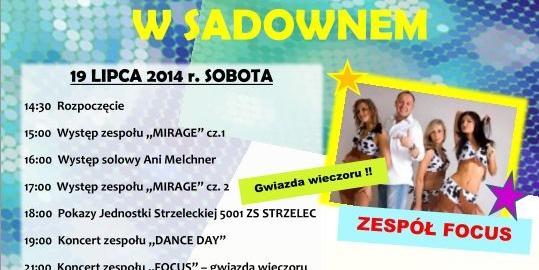 Sadowne będzie świętować