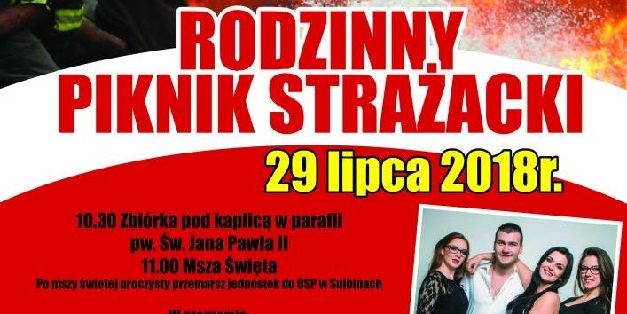 W Sulbinach piknik strażacki
