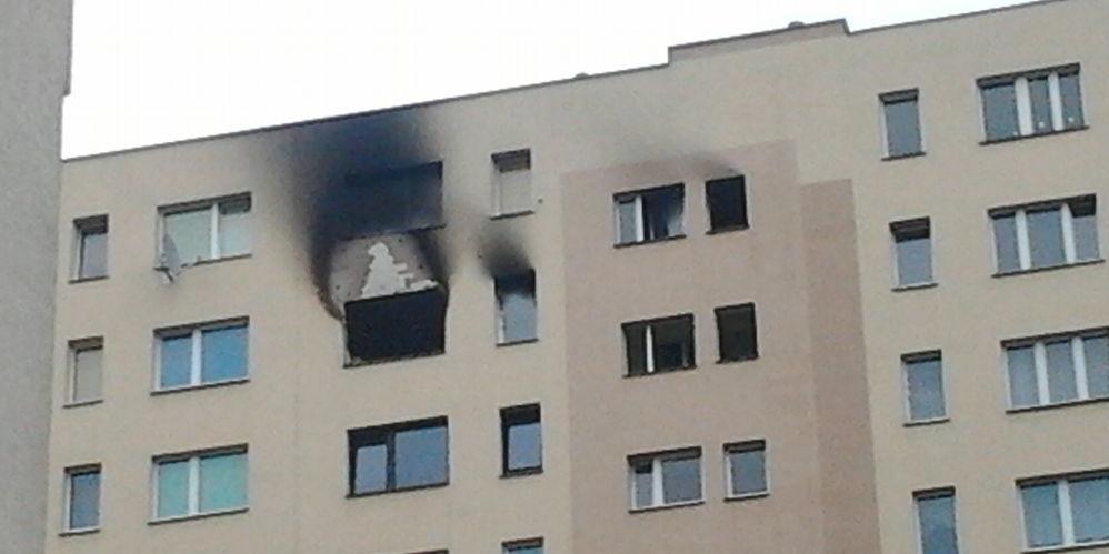 Pożar w wieżowcu