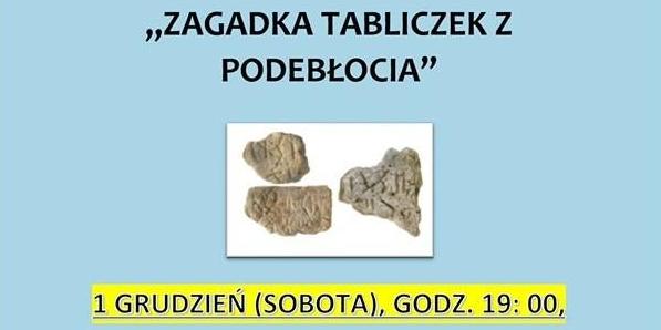 O tabliczkach z Podebłocia