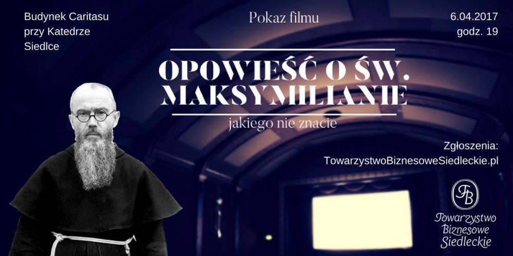 Pokaz filmu o św. Maksymilianie Kolbe