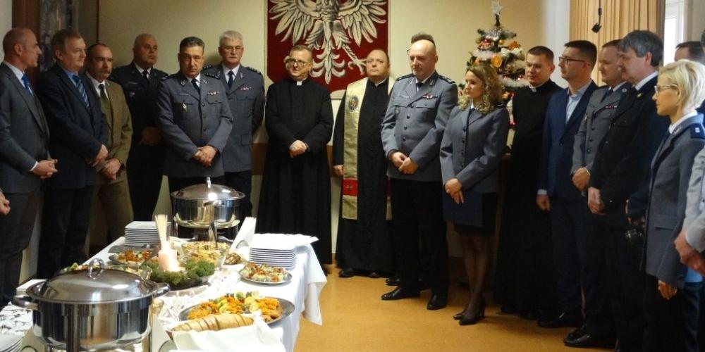 Opłatek u policjantów