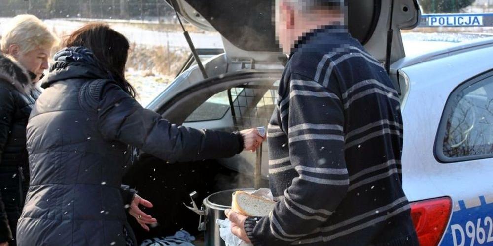 Gorąca zupa od dzielnicowego