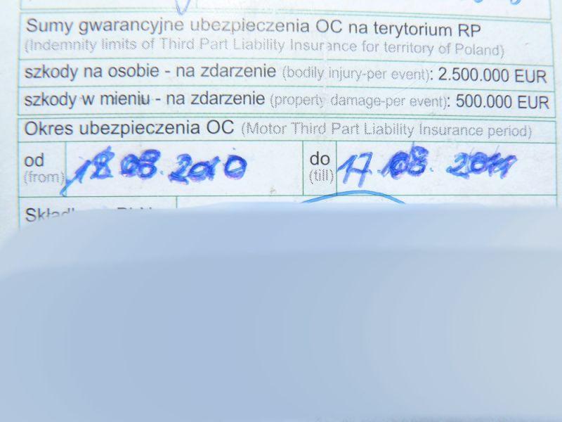 Sam się ubezpieczył 