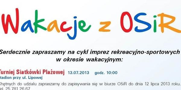 OSIR zaprasza