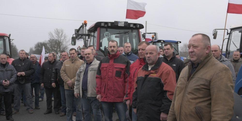 „Frajerzy z Podlasia” na blokadzie w Zdanach (film)