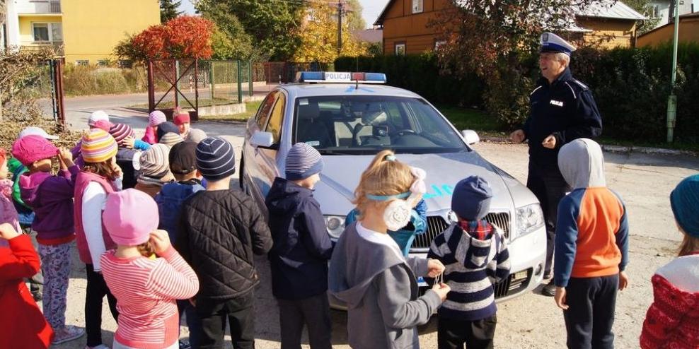 Policjanci w przedszkolu