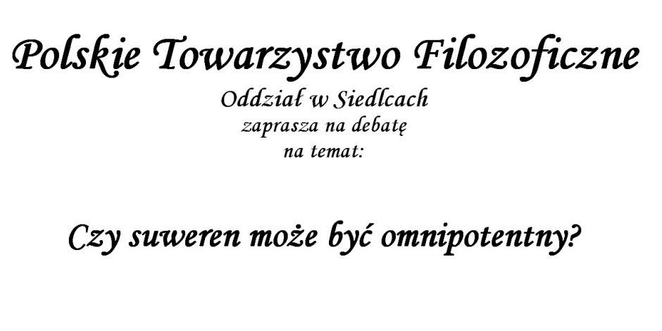 Zaproszenie na debatę