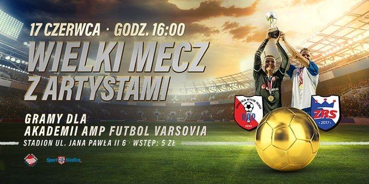 Zagraj w meczu: Zawodowa Reprezentacja Siedlec  vs. Reprezentacja Artystów Polskich