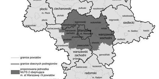 Mazowsze do podziału