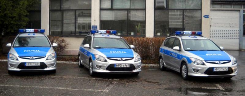 Nowe radiowozy w komisariatach