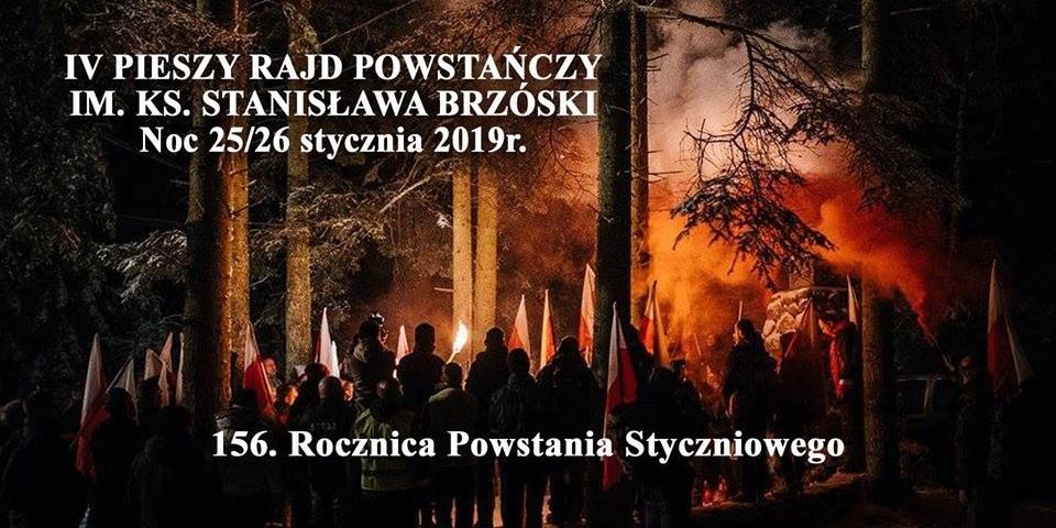 Uczczą pamięć ks. gen. S. Brzóski   Po ciemku pomaszerują do Jaty