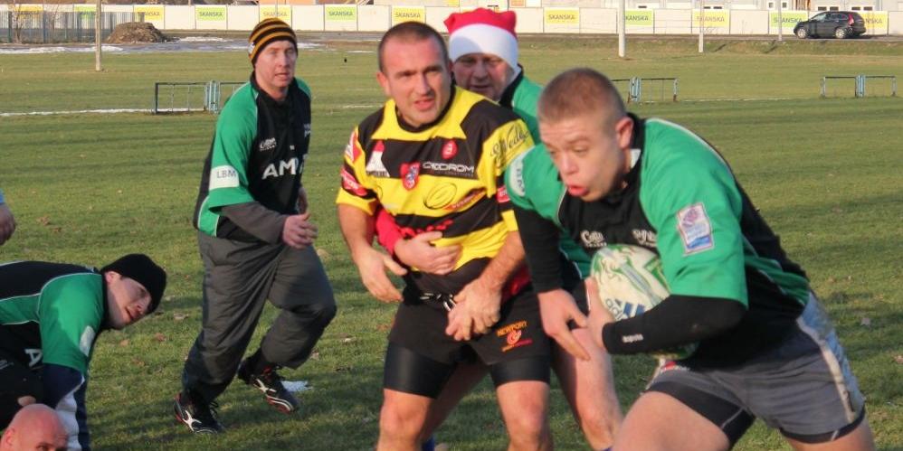 Rugbiści powitali Nowy Rok na boisku