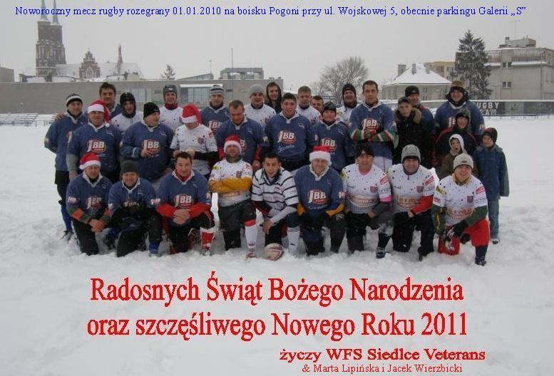 Życzenia i zaproszenie od rugbistów