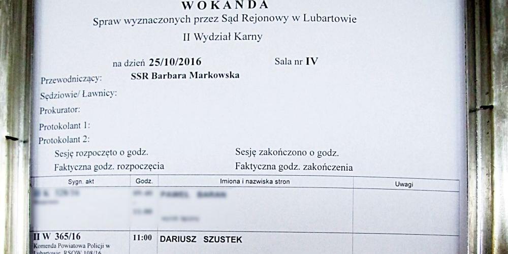 Burmistrz Łukowa w Lubartowie: Koniec procesu, wyrok w czwartek
