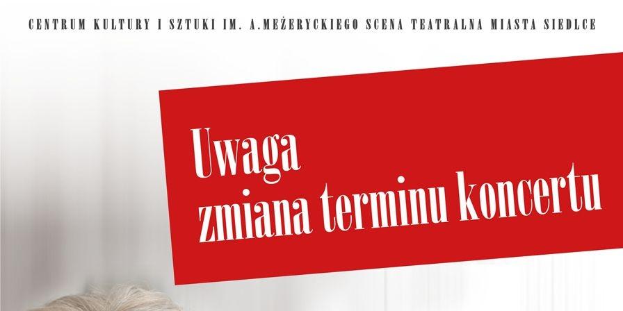 Zmiana daty koncertu