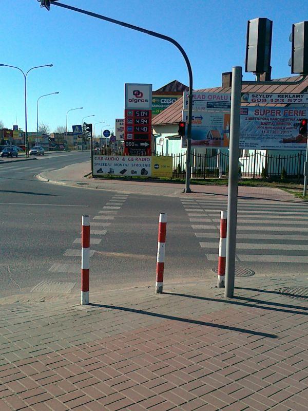 Ścieżka rowerowa z przeszkodami