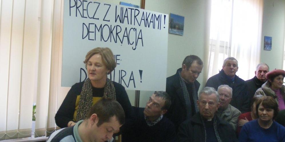 Stop wiatrakom