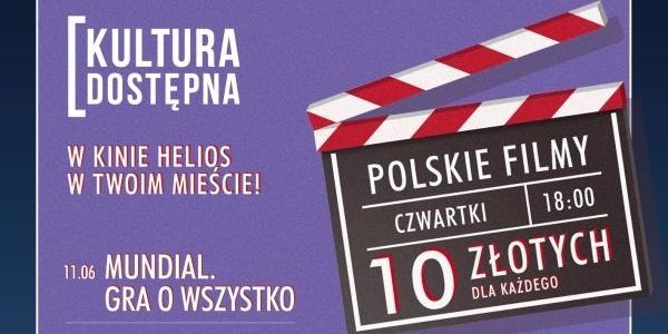 Kultura Dostępna w kinach Helios! Wygraj bilety!