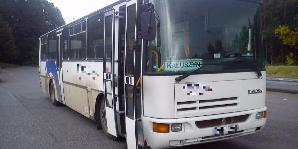 Pijany kierowca autobusu przewoził dzieci