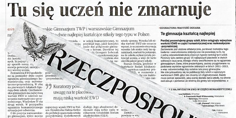 Gimnazjum w Skrzeszewie w krajowej czołówce