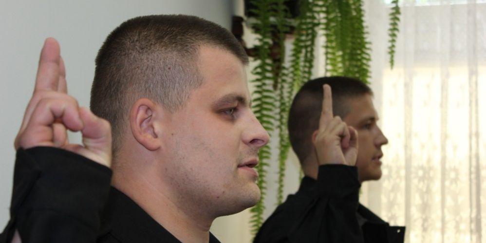 Ślubowanie policjantów