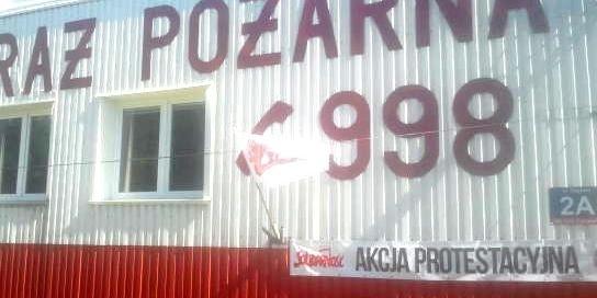 Strażacy protestują
