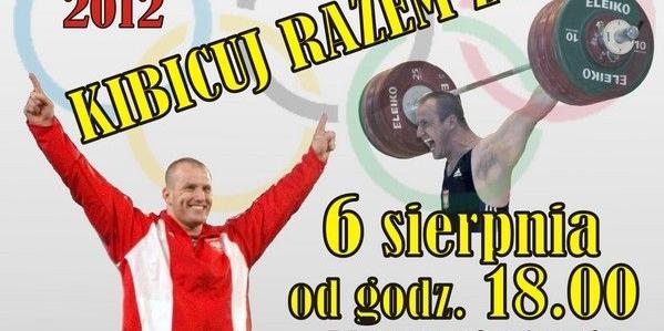 „Olimpijska strefa kibica” przy fontannie