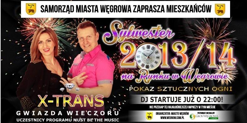 Sylwester na Rynku Mariackim w Węgrowie