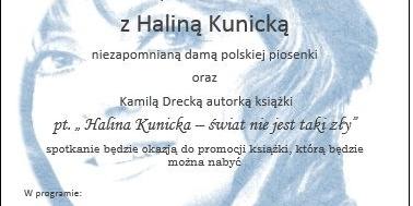  Spotkanie z Haliną Kunicką