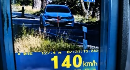 Jechał 140 km/h, a powinien 70 
