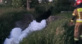 Duża piana na Witówce zaniepokoiła mieszkańca. Zanie&hellip;