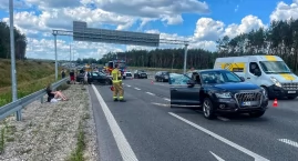 Zderzenie dwóch aut na A2. Trasa w kierunku Terespola 