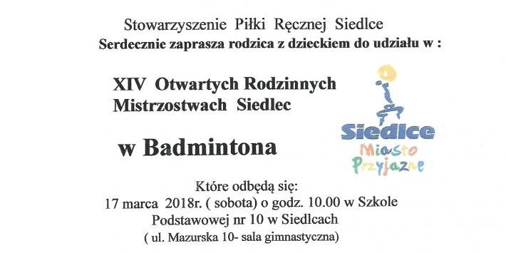 Rodzinny  badminton