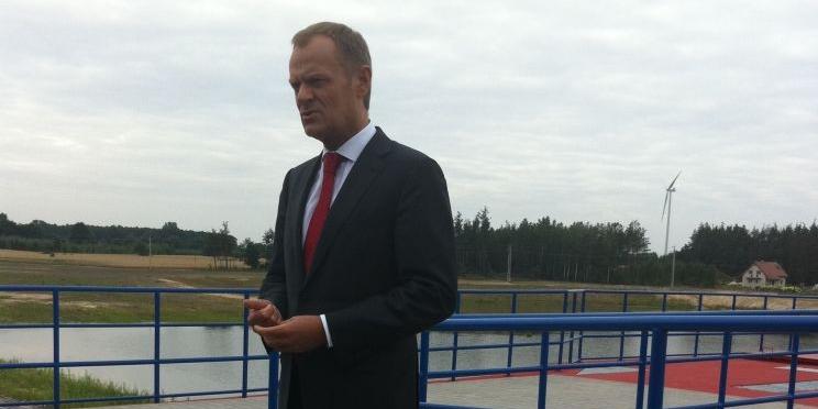 Premier Donald Tusk w powiecie sokołowskim