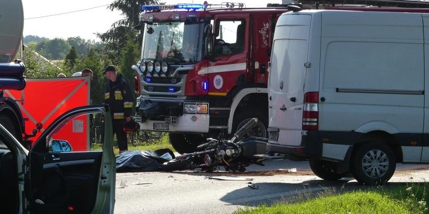 W Gręzowie zginął 36 -letni motocyklista (aktualizacja)