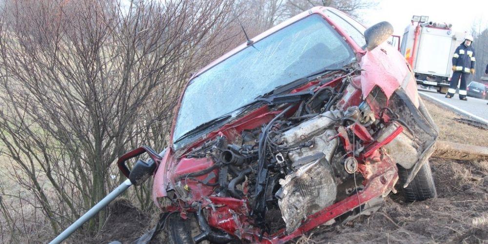Wypadek koło Ceranowa