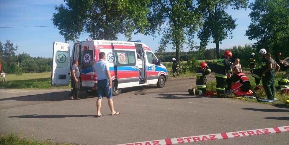 Wypadek pod Kosowem - 5 osób rannych