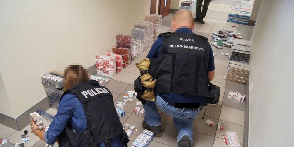 7,5 tys. paczek nielegalnych papierosów w Siedlcach