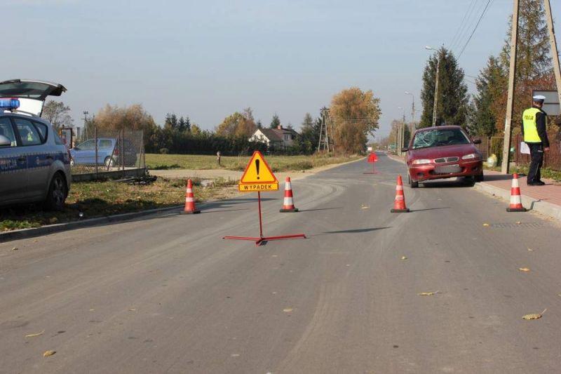Zderzenie rowerzysty i rovera  