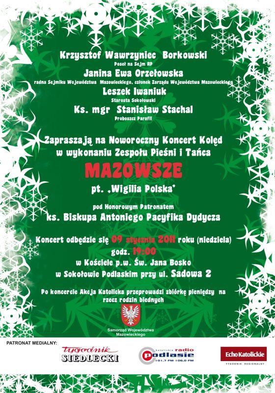 Niedzielne kolędowanie z Mazowszem
