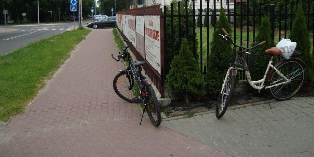Zderzenie dwóch rowerów