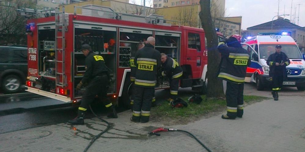 Pożar budynku mieszkalnego