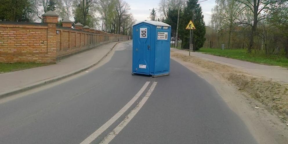 Niespodzianka na środku drogi