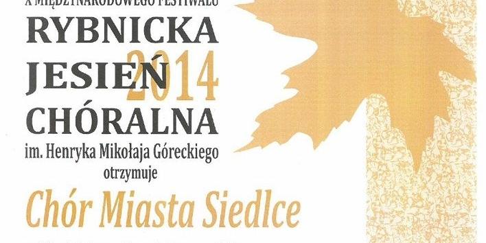 I miejsce Chóru Miasta Siedlce