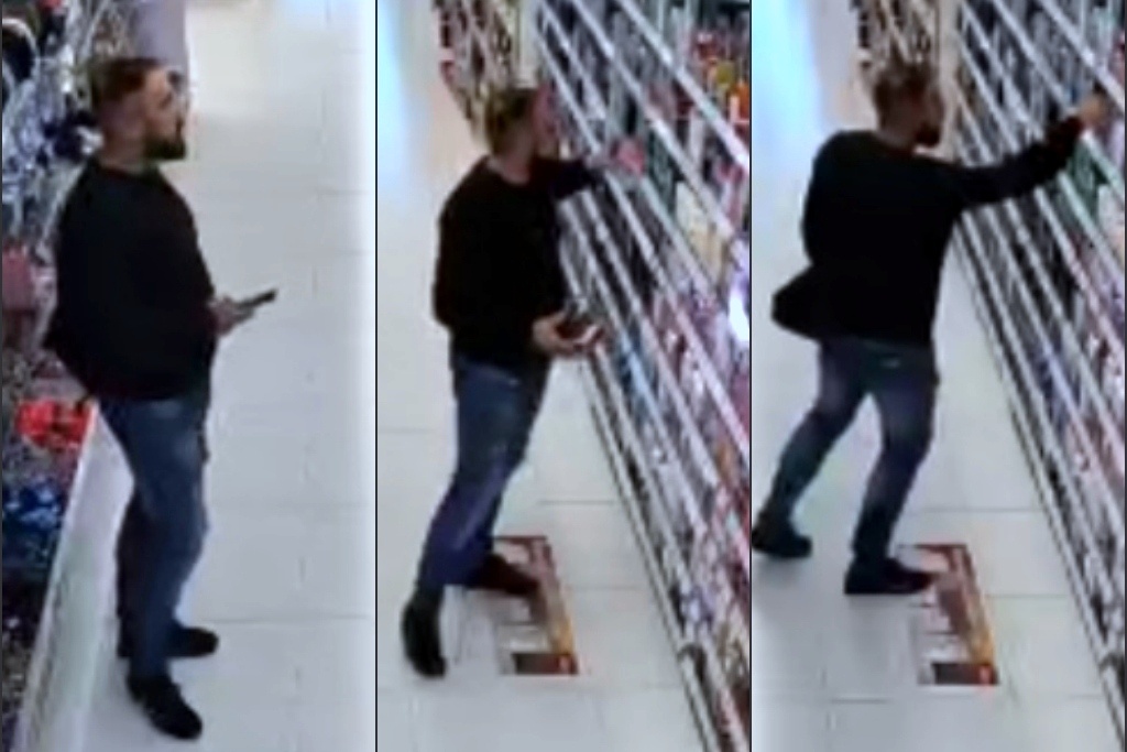 Kradzież w centrum handlowym. Mężczyzna wyszedł z drogerii bez płacenia